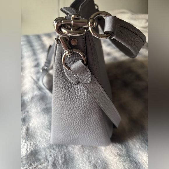 NWOT-Coach Cary Gray Pebbled Leather Handbag - Picture 7 of 16